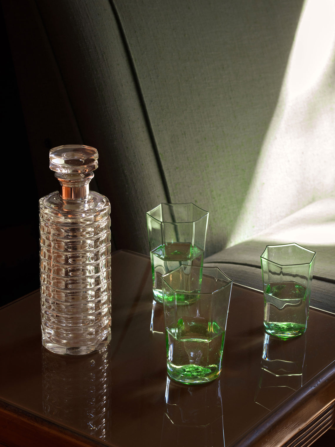 Yali Glass - Venexia Hand-Blown Murano Glass Collection - Green - ABASK