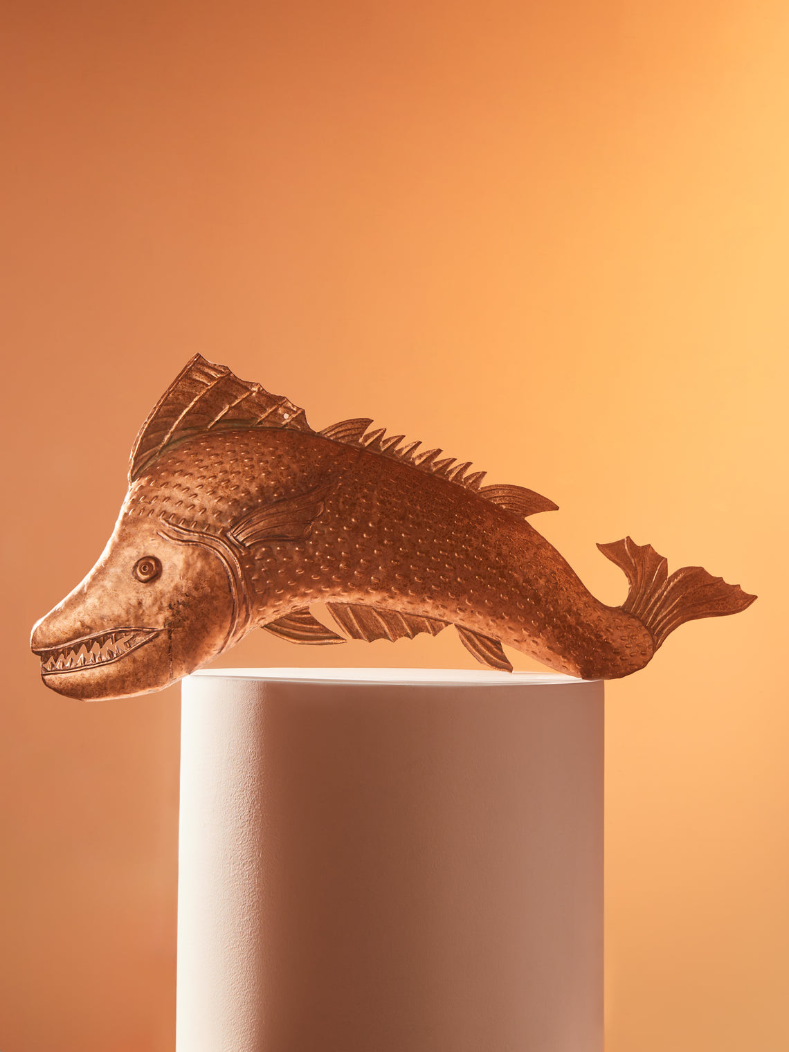 Antique and Vintage - 19th-Century Copper Fish -  - ABASK