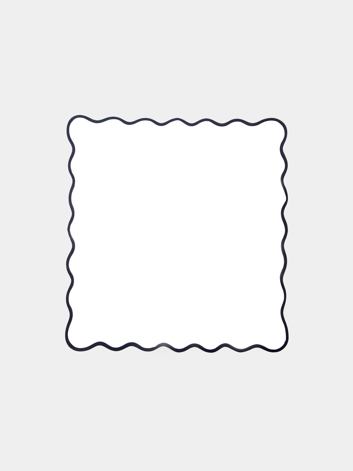 Angela Wickstead - Chiara Scalloped Linen Napkins (Set of 4) -  - ABASK