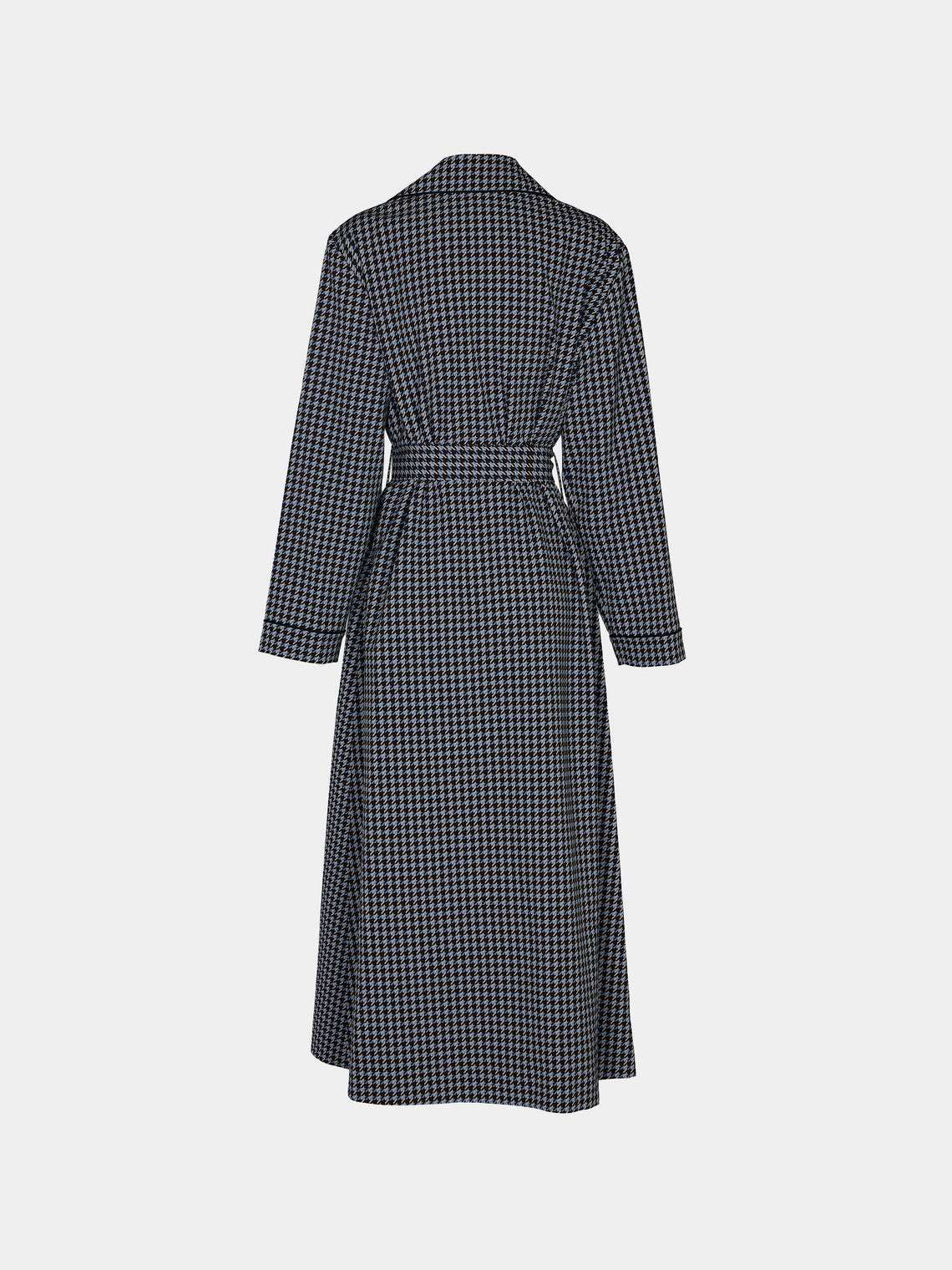 Emilia Wickstead - Georgette Houndstooth Robe | Size: L -  - ABASK - 
