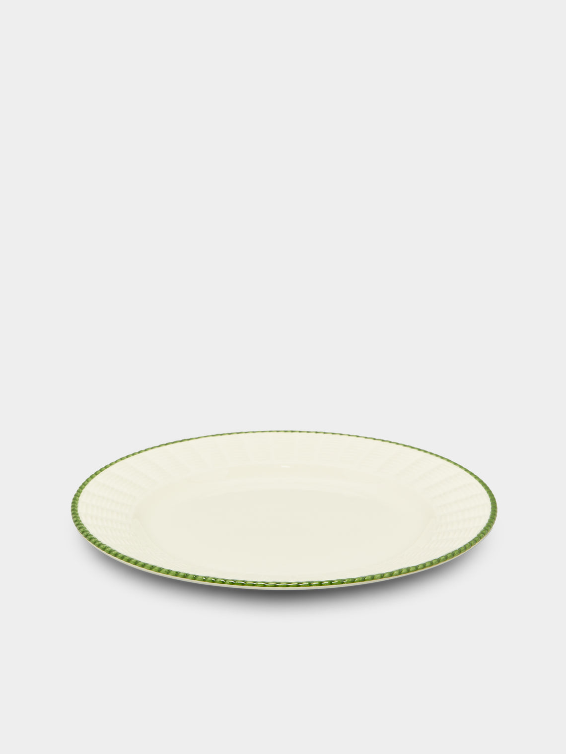 Este Ceramiche - Wicker Hand-Painted Ceramic Dinner Plates (Set of 4) -  - ABASK