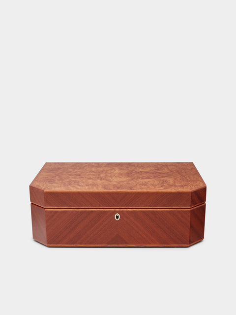 Agresti - Mahogany Gold-Plated Jewellery Box -  - ABASK - 