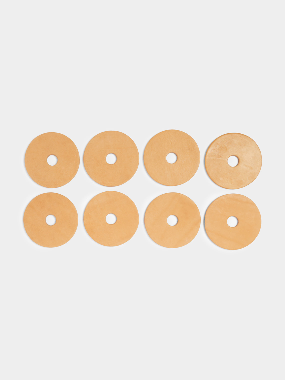 Otis Ingrams - Leather Coasters (Set of 8) -  - ABASK