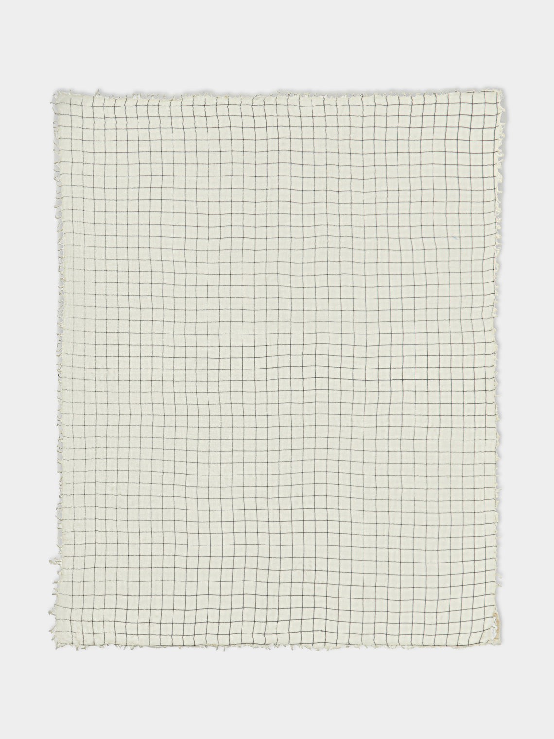 Frenckenberger - Woven Cashmere Medium Scarf - Gray - ABASK