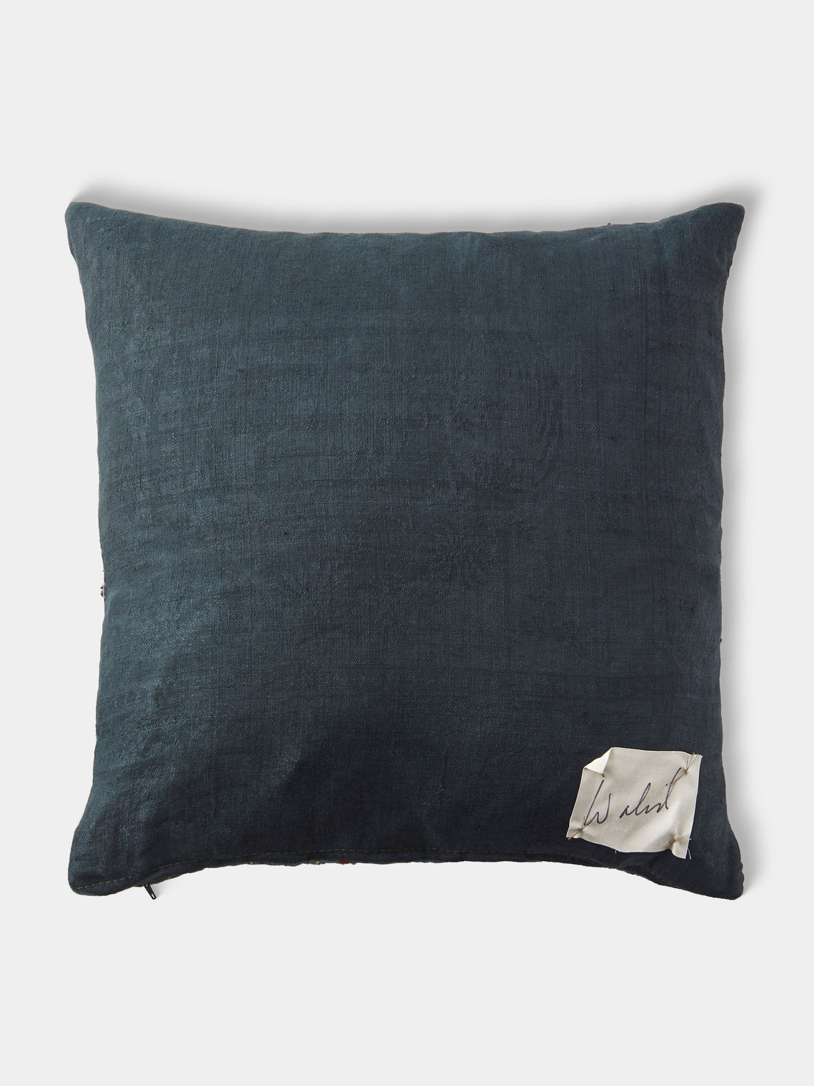 By Walid - 1930s Needlepoint Wool and Linen Cushion (17.5in/45cm) - Multiple - ABASK