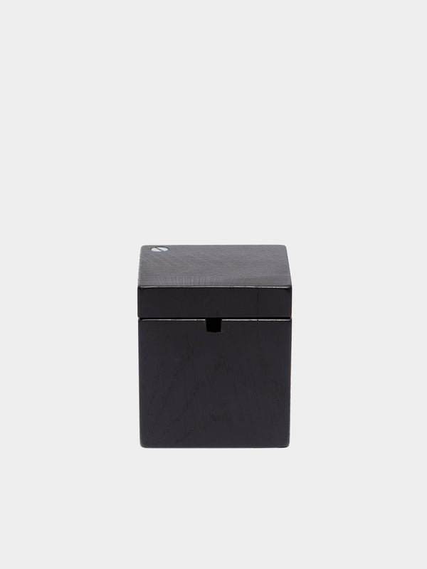 The Wooden Palate - Ebonised Oak Salt Cellar -  - ABASK - 