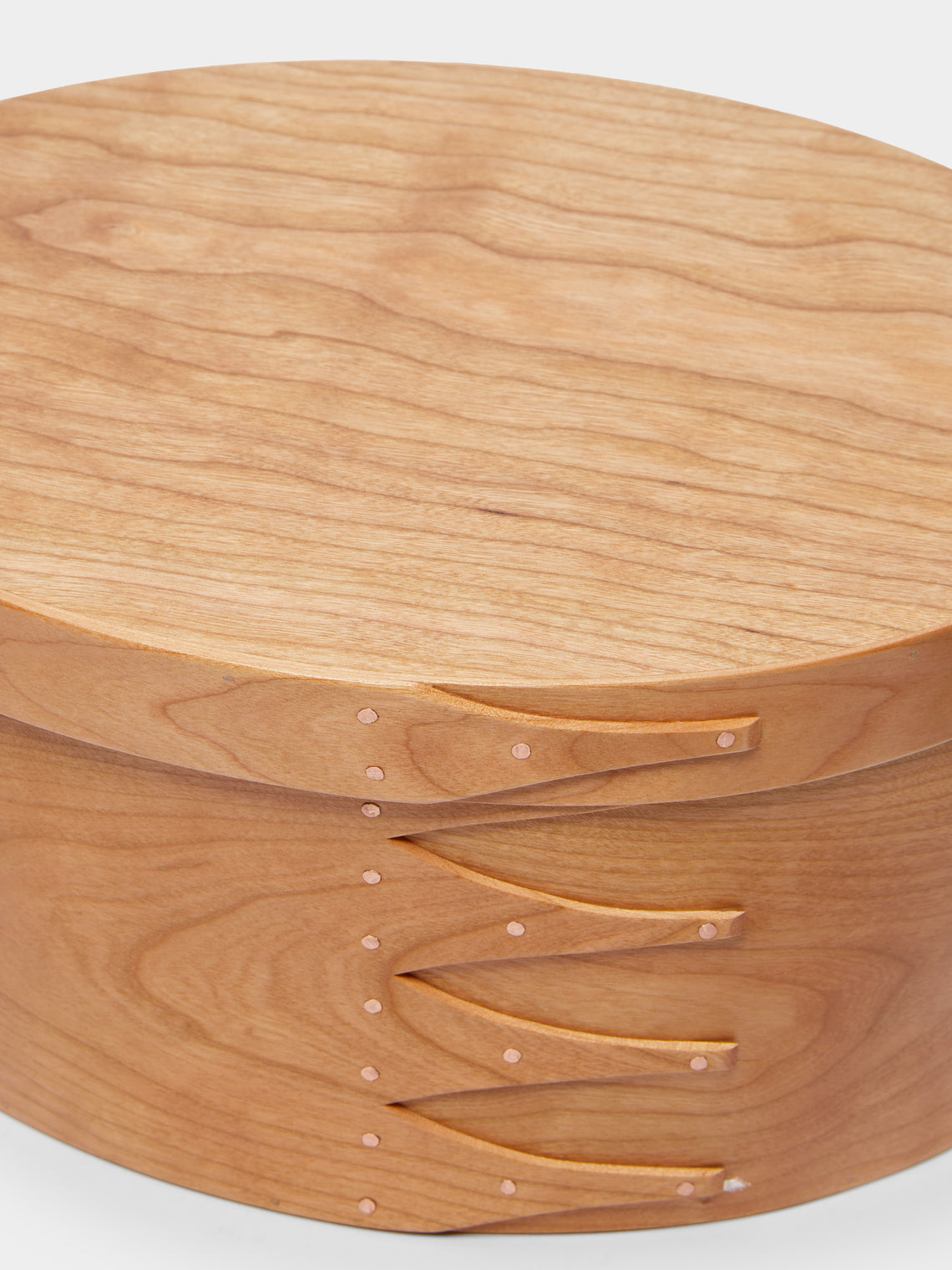 Rikke Falkow - Cherry Wood Oval Large Box -  - ABASK