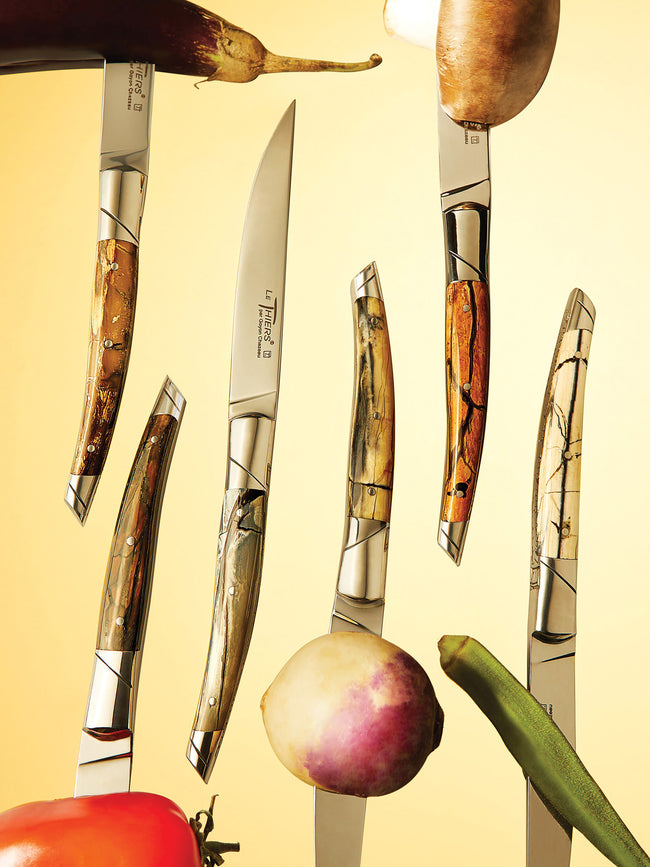 Goyon-Chazeau - Le Thiers Prestige Woolly Mammoth Steak Knives (Set of 6) -  - ABASK