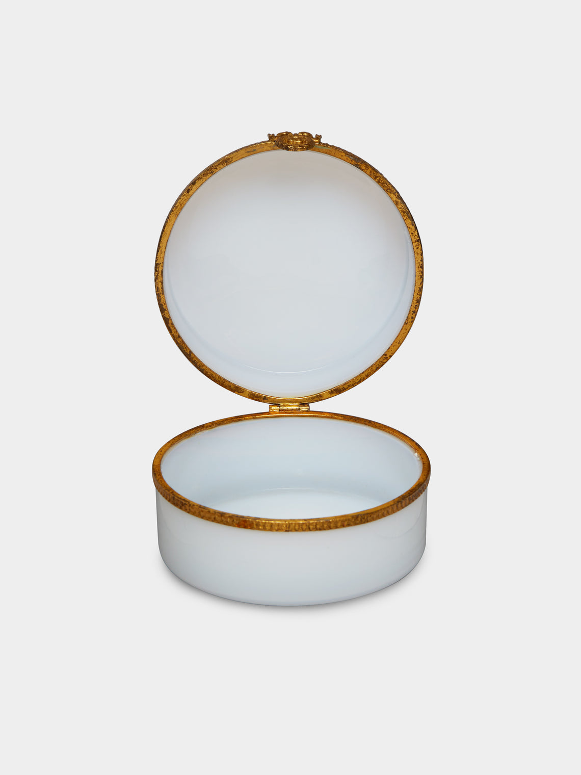 Antique and Vintage - Late 20th-Century Opaline Glass Box -  - ABASK