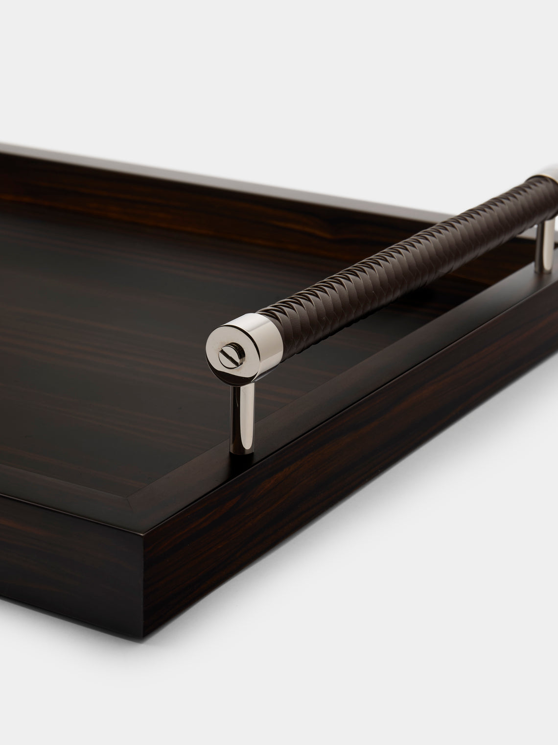 Riviere - Diana Ebony Large Rectangular Tray -  - ABASK