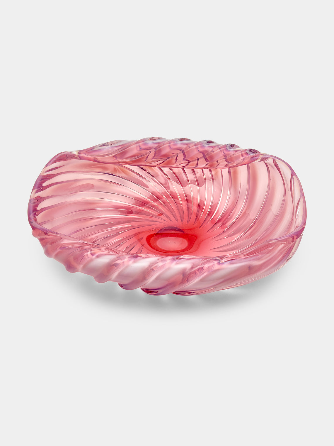 Antique and Vintage - 1950s Ercole Barovier Murano Glass Bowl - Pink - ABASK