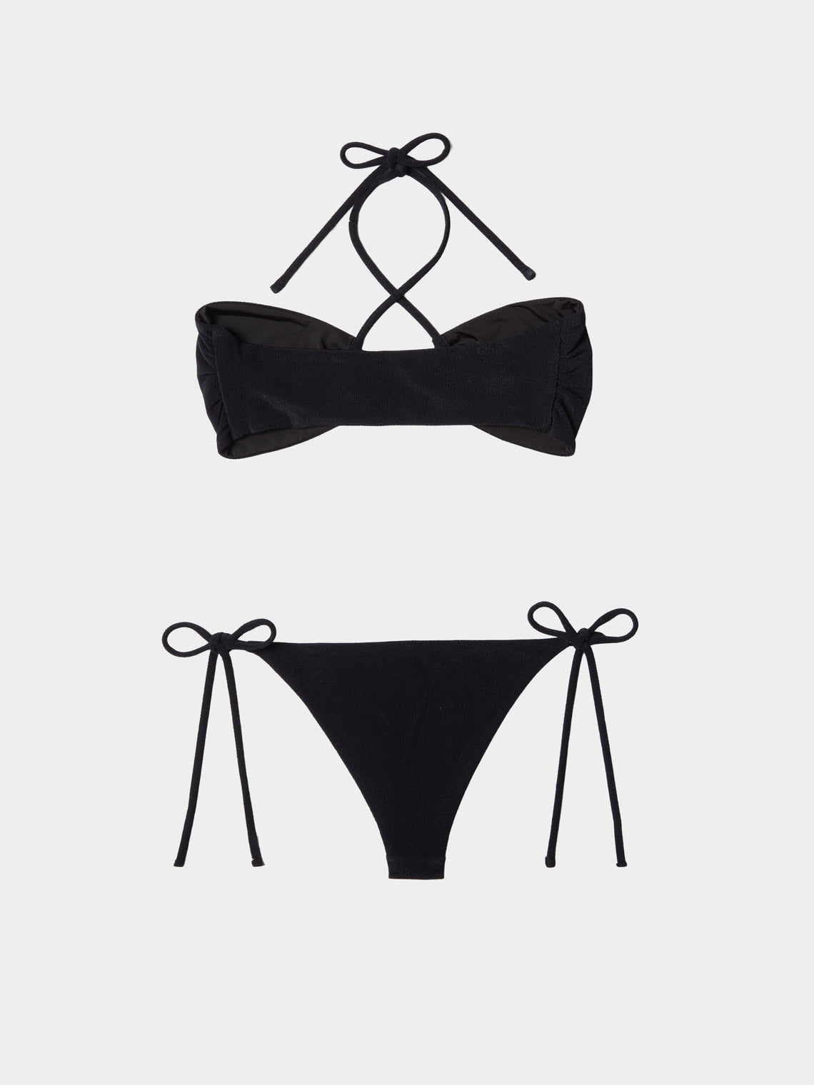 Sara Cristina - Bahia Halterneck Bikini - Black - ABASK
