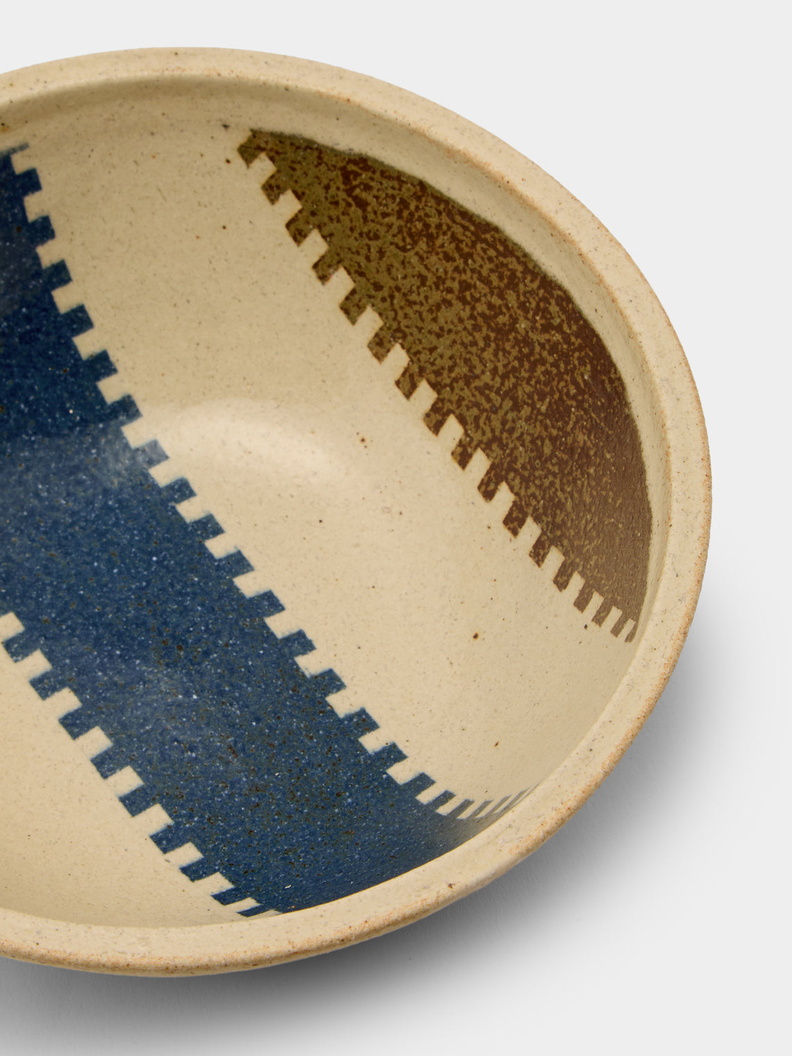 Makidani-gama - No. 1 Nerikomi Ceramic Large Bowls (Set of 6) - Multiple - ABASK