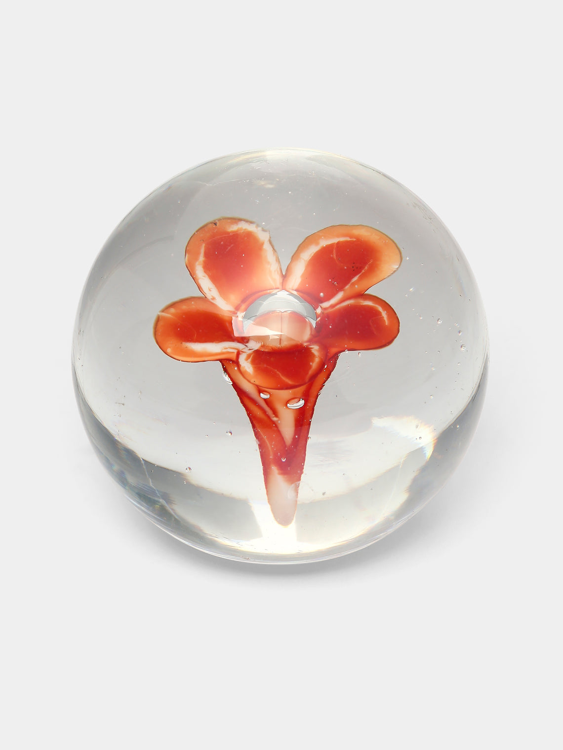 Antique and Vintage - 1960s Venini Murano Paperweight - Clear - ABASK - 