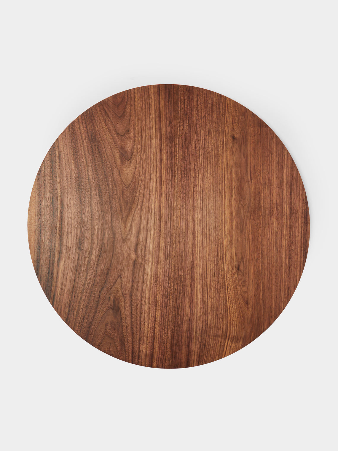 Woodworks by Ted Todd - Round Charcuterie Board in 1860s Black Walnut -  - ABASK - 