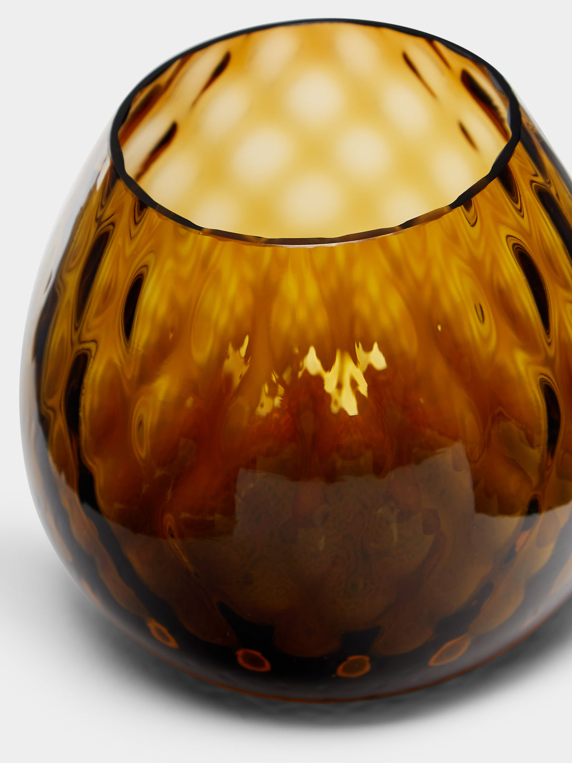NasonMoretti - Macramé Hand-Blown Murano Glass Tealight Holder -  - ABASK