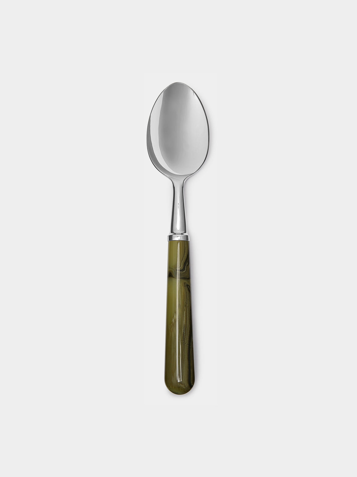 Alain Saint-Joanis - Marbled Resin Dinner Cutlery (Set of 4) - Green - ABASK