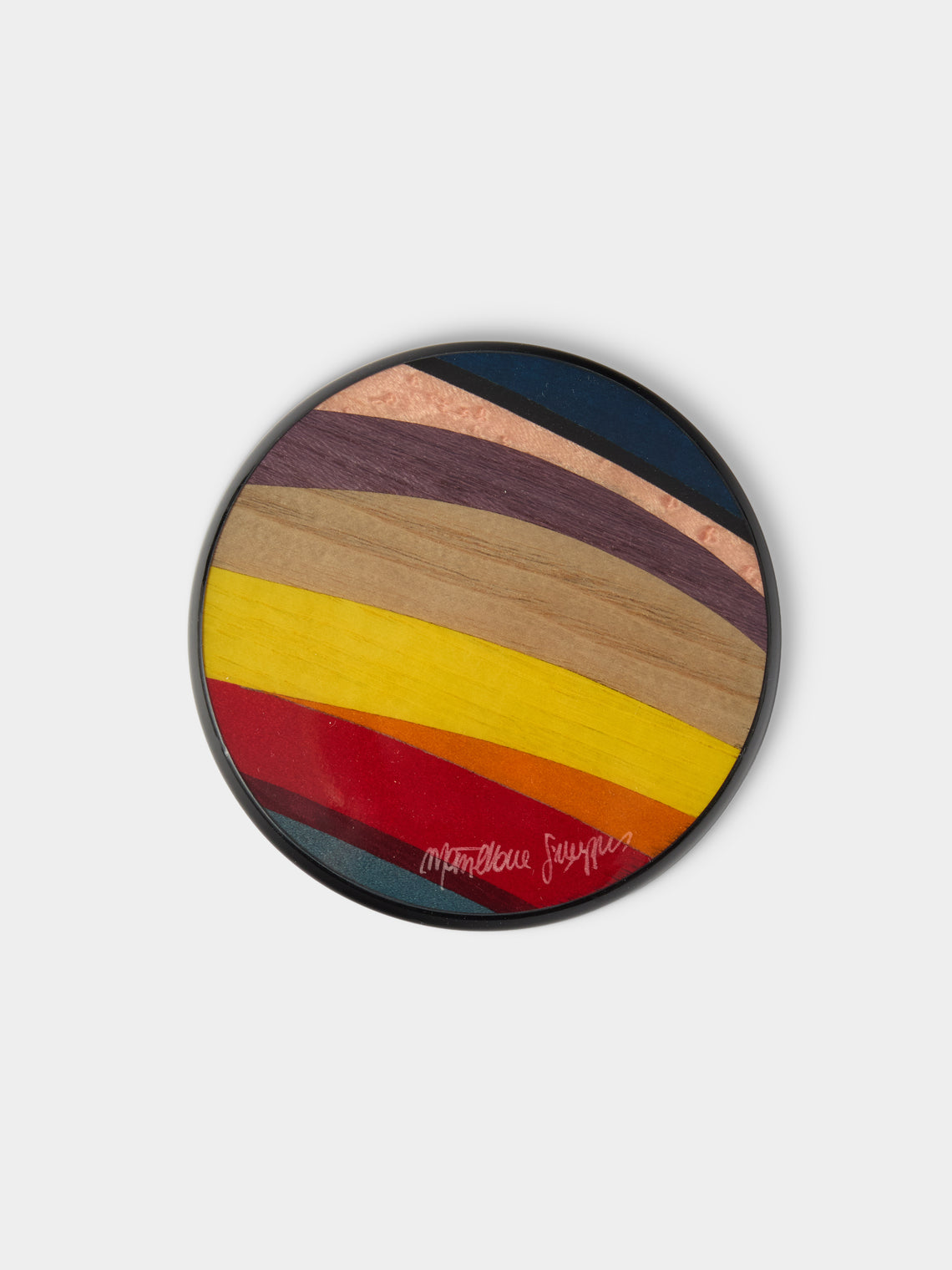 Mastellone Giuseppe - Wood Inlay Coasters (Set of 6) - Multiple - ABASK