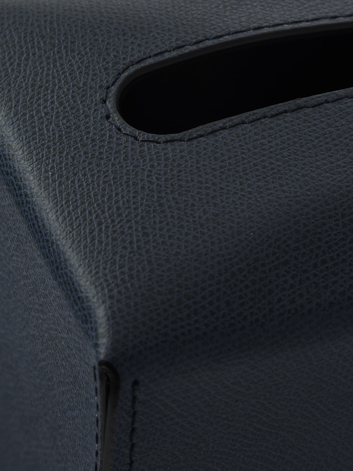 Giobagnara - Ready Leather Tissue Box - Navy - ABASK