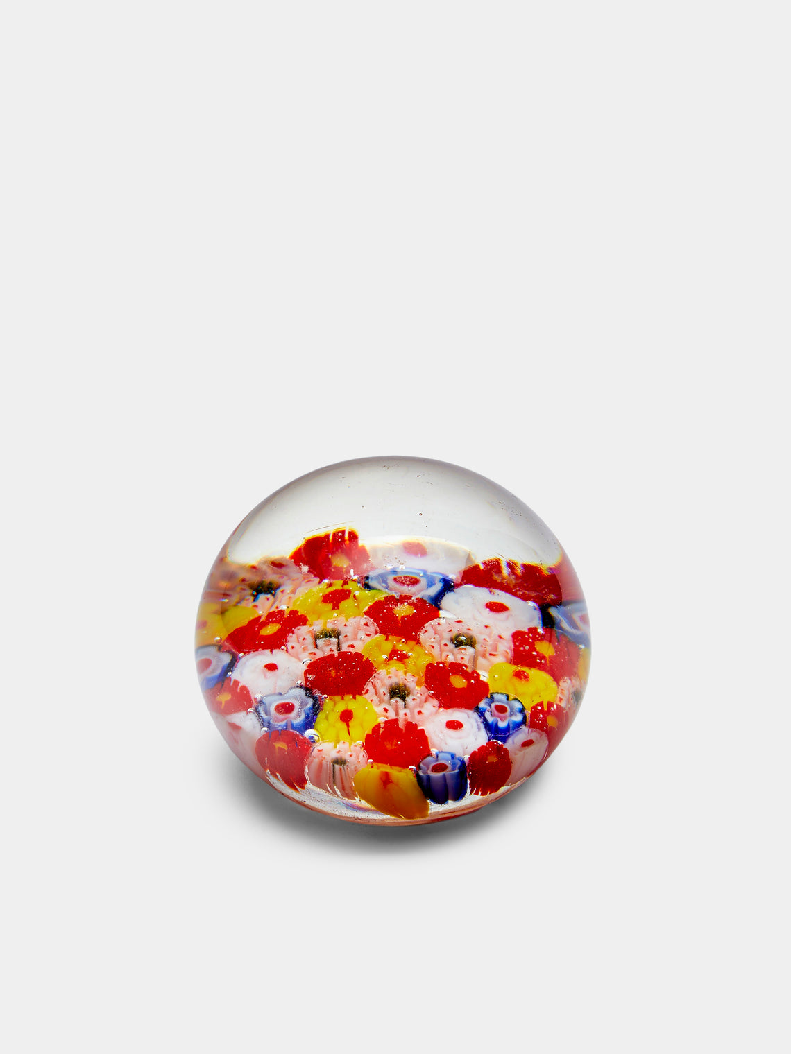 Antique and Vintage - 1930s Murano Glass Paperweight - Red - ABASK - 