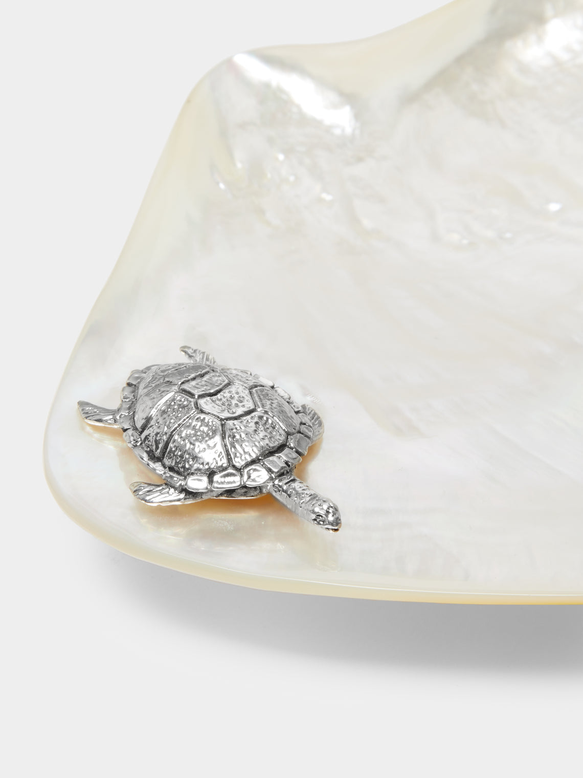 Objet Luxe - Silver-Plated and Mother-of-Pearl Plate -  - ABASK