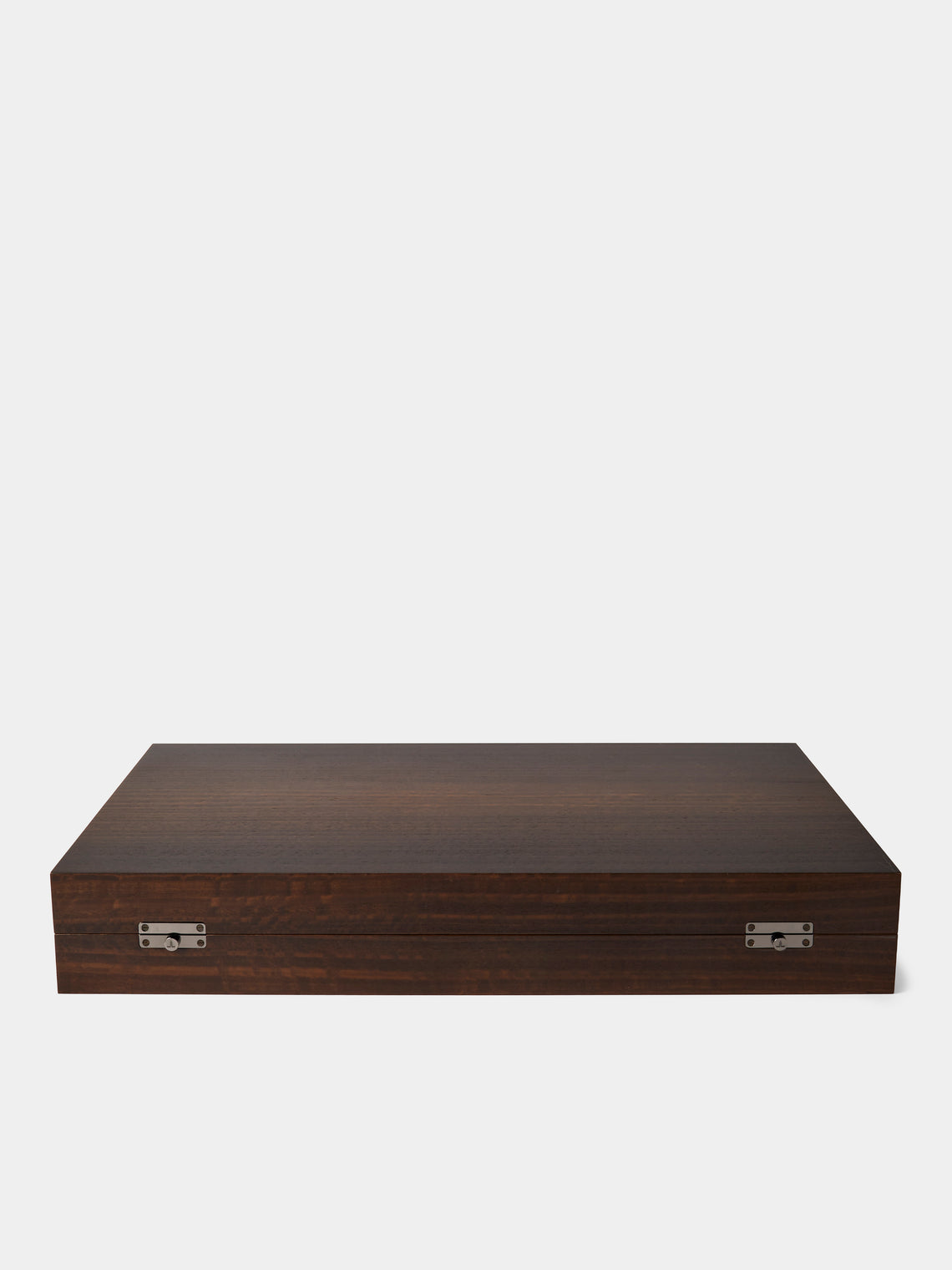 Alexandra Llewellyn - Geometric Walnut Marquetry Backgammon Set - Brown - ABASK