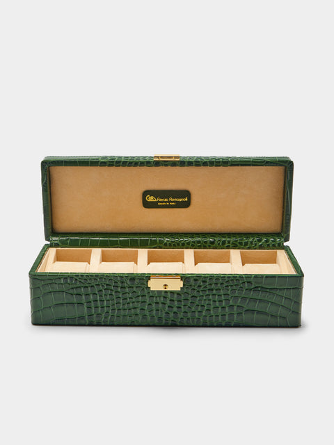 Renzo Romagnoli - Leather Watch Box (5 Watches) -  - ABASK