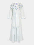 Thierry Colson - The Almudena Cotton Long Dress - White - ABASK - 