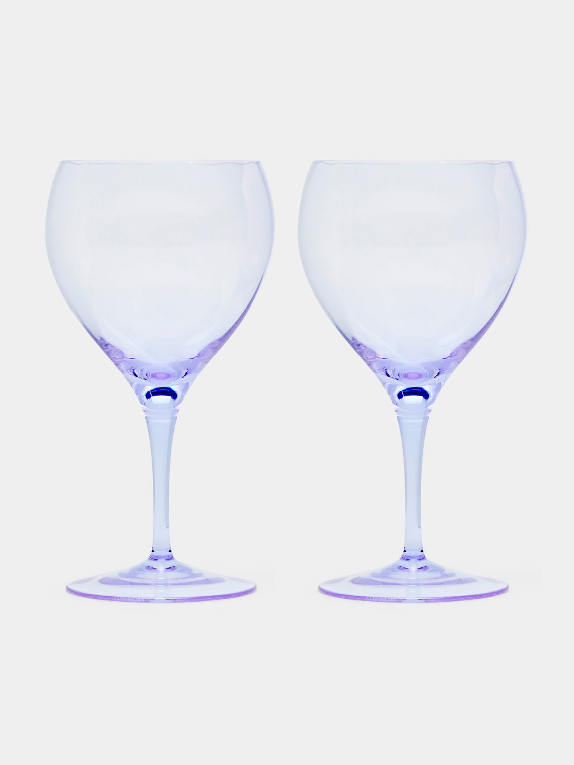 Moser - Optic Hand-Blown Crystal Red Wine Glasses (Set of 2) -  - ABASK