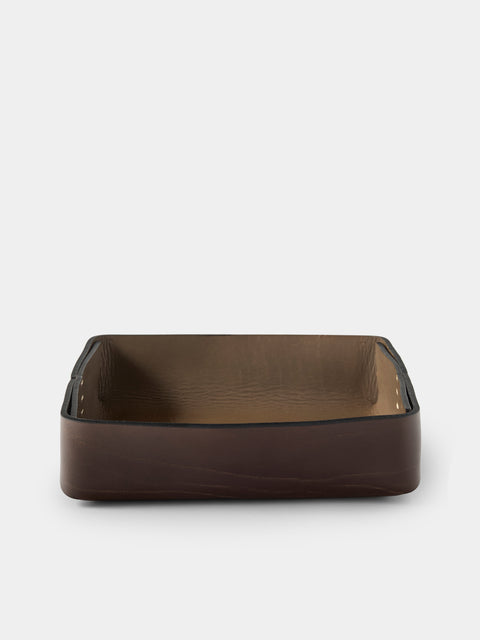 Oscar Maschera - Dario Desk Tidy - Dark Brown - ABASK - 