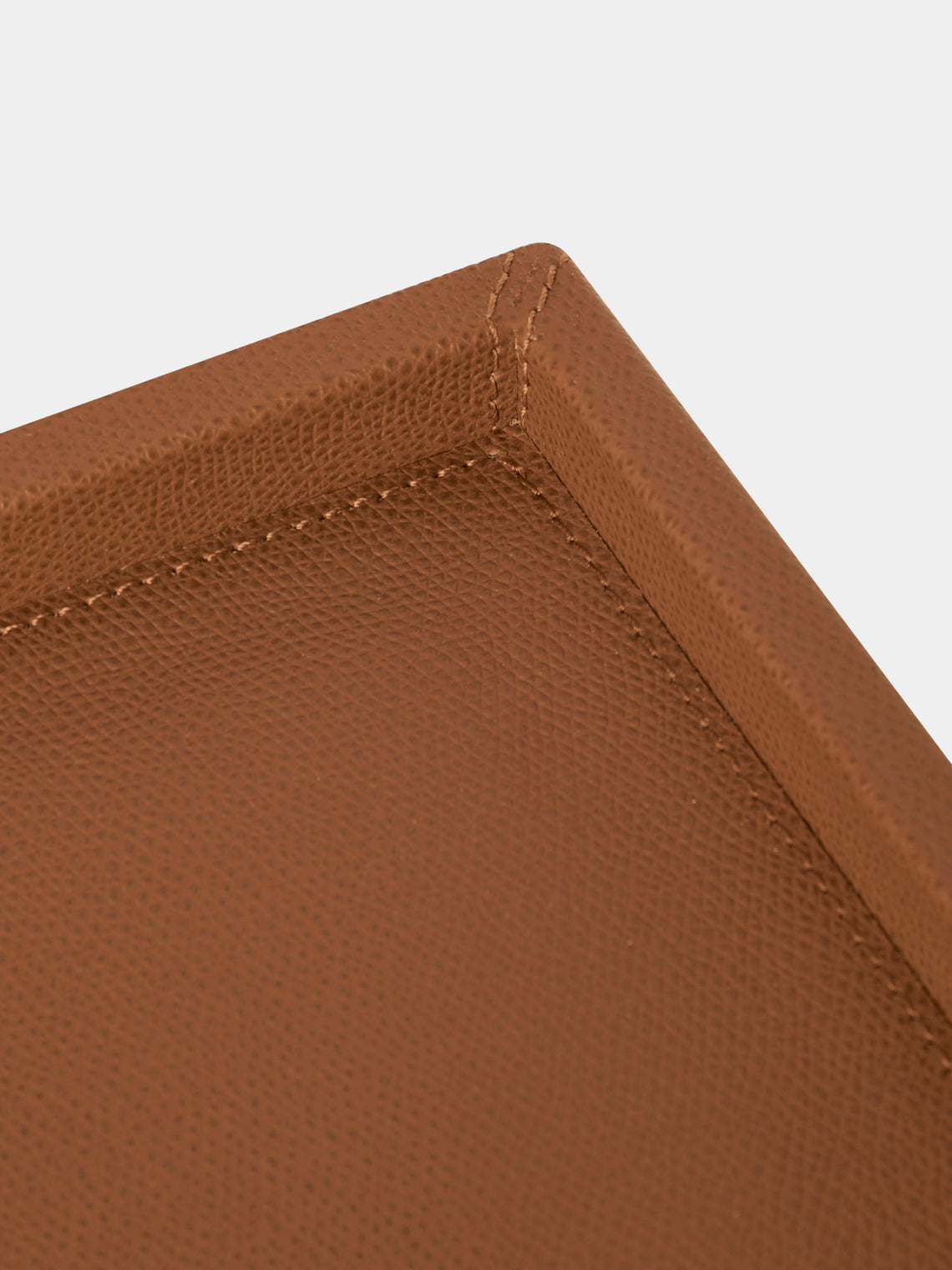 Giobagnara - Teddy Leather Bed Tray (21in/53cm) - Brown - ABASK