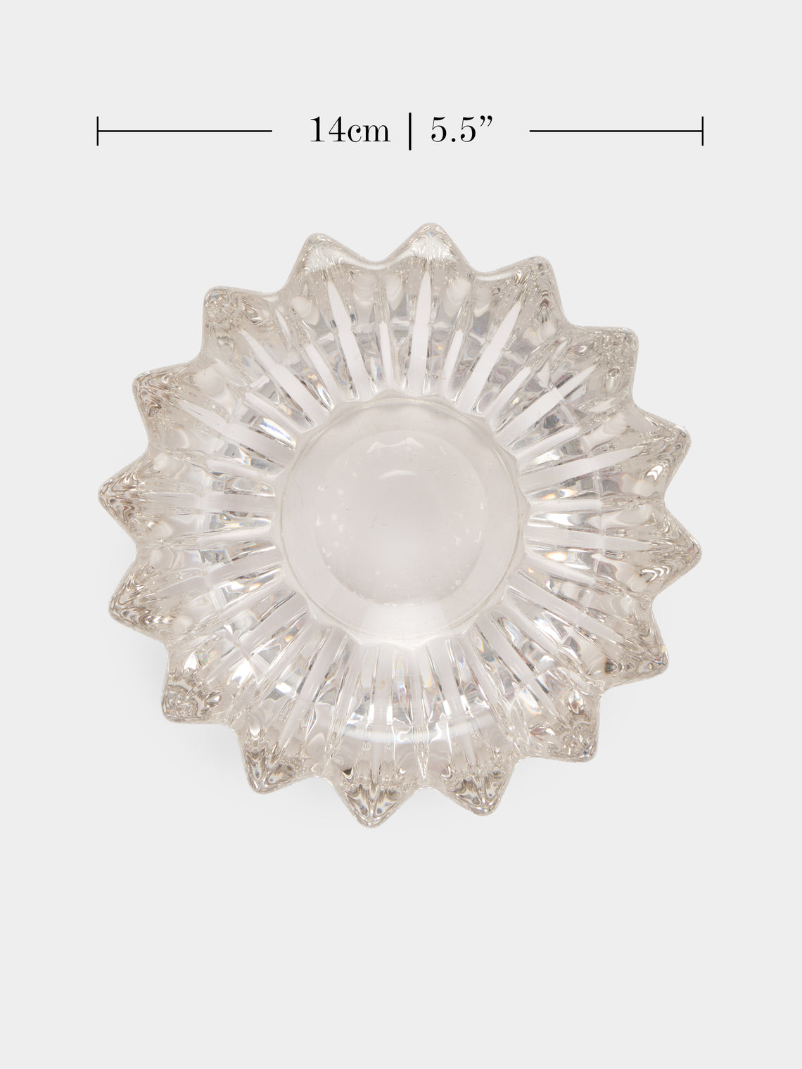 Antique and Vintage - 1950s Pierre d'Avesn Crystal Vide Poche - Clear - ABASK