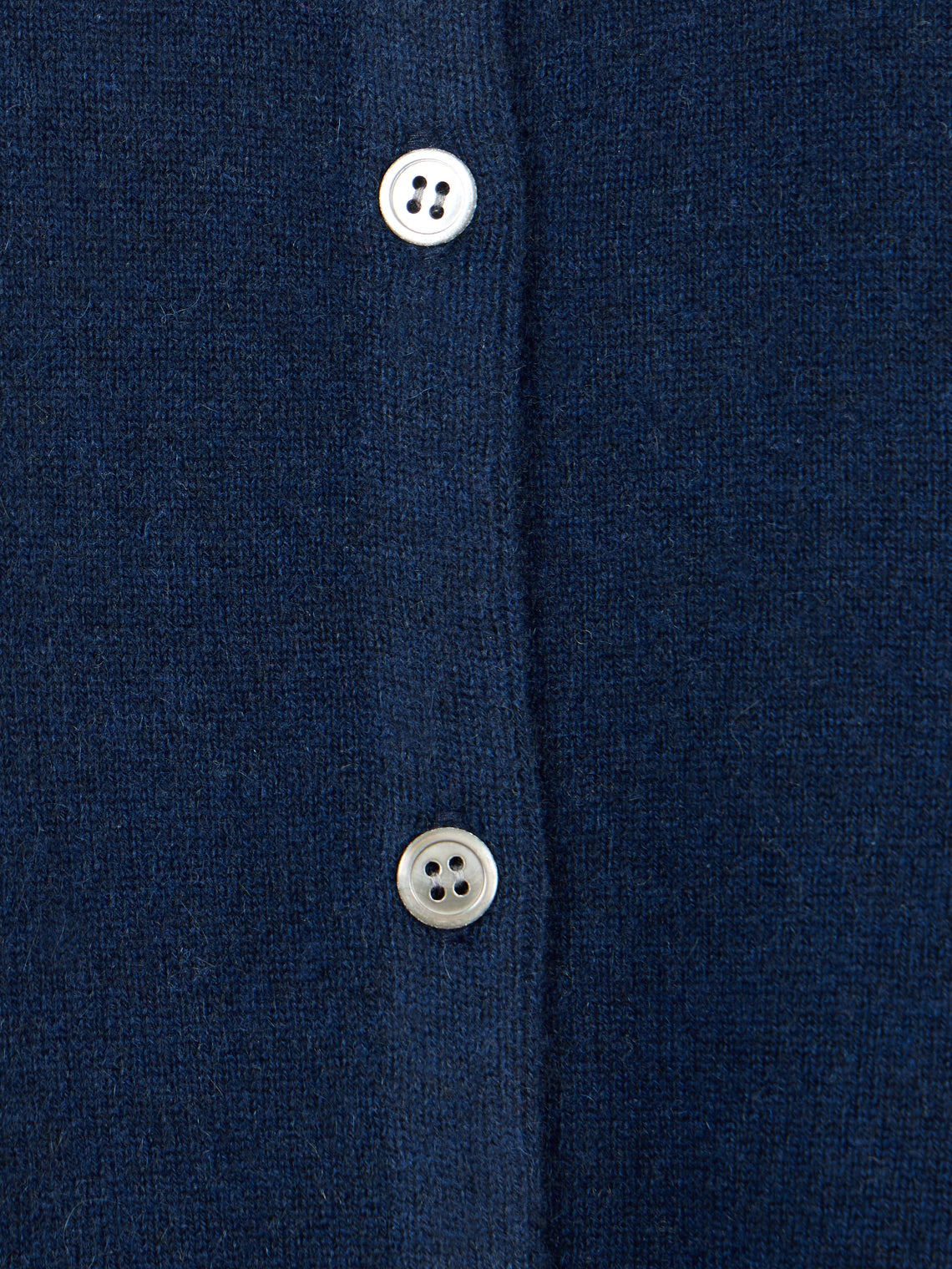 Ryan Roche - Cashmere Lightweight Oversized Cardigan | Size: S - Navy - ABASK