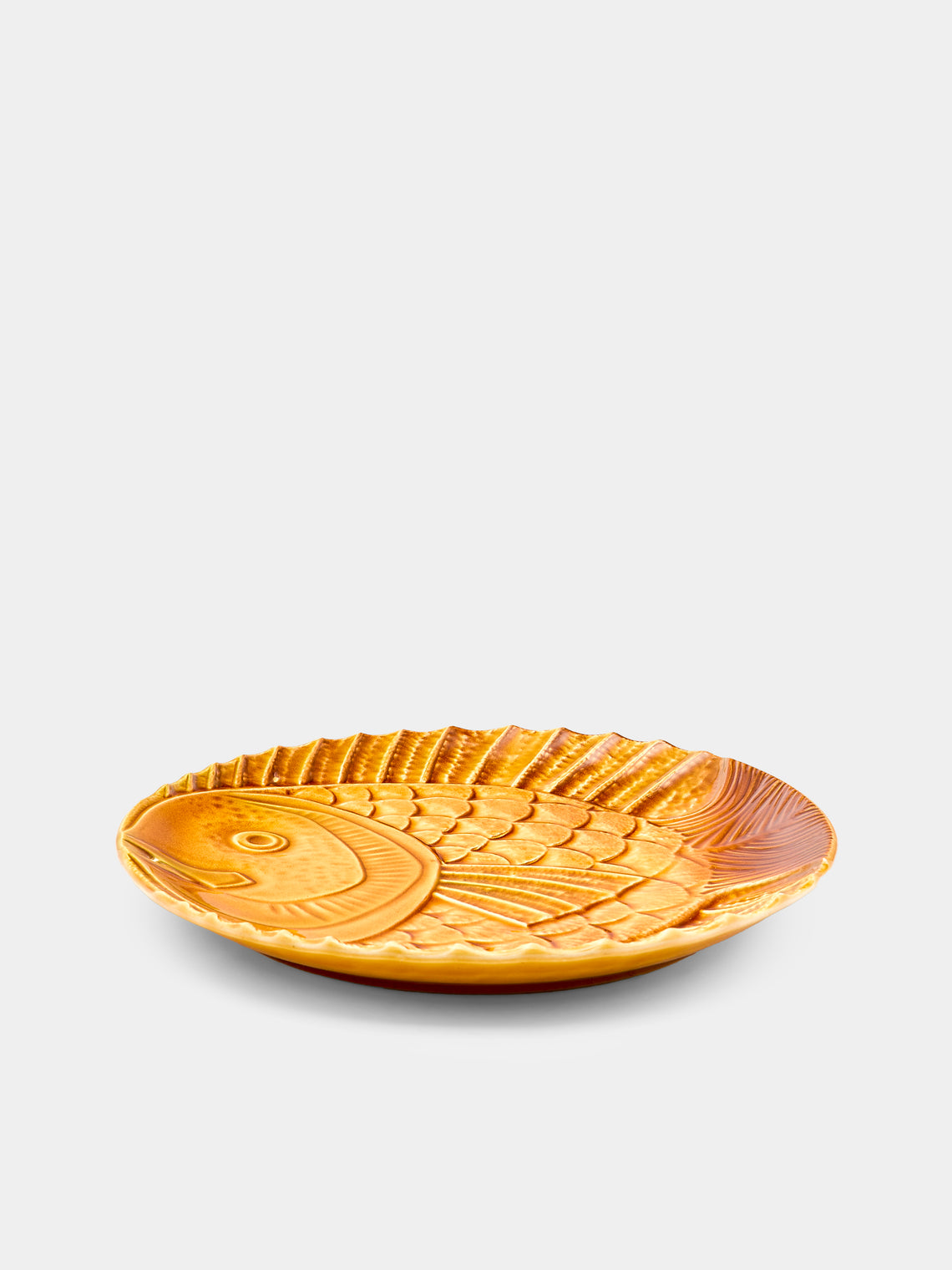 Antique and Vintage - 1950s Sarreguemines Ceramic Fish Plates (Set of 10) -  - ABASK