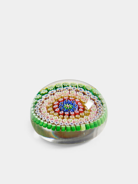 Antique and Vintage - 1930s Murano Glass Paperweight - Green - ABASK - 