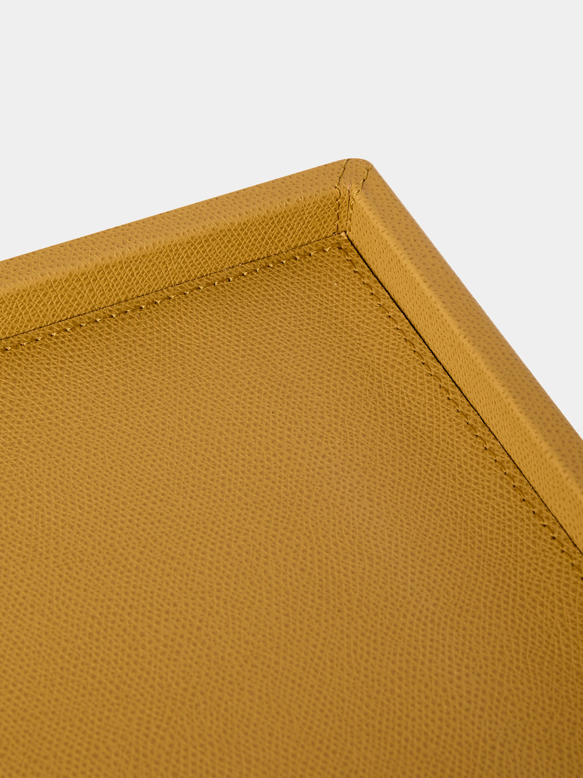Giobagnara - Teddy Leather Bed Tray (21in/53cm) - Yellow - ABASK