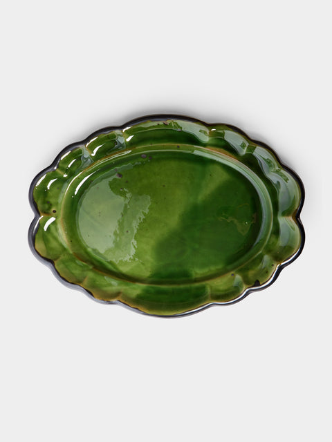 Poterie de Cliousclat - Slipware Serving Platter -  - ABASK - 