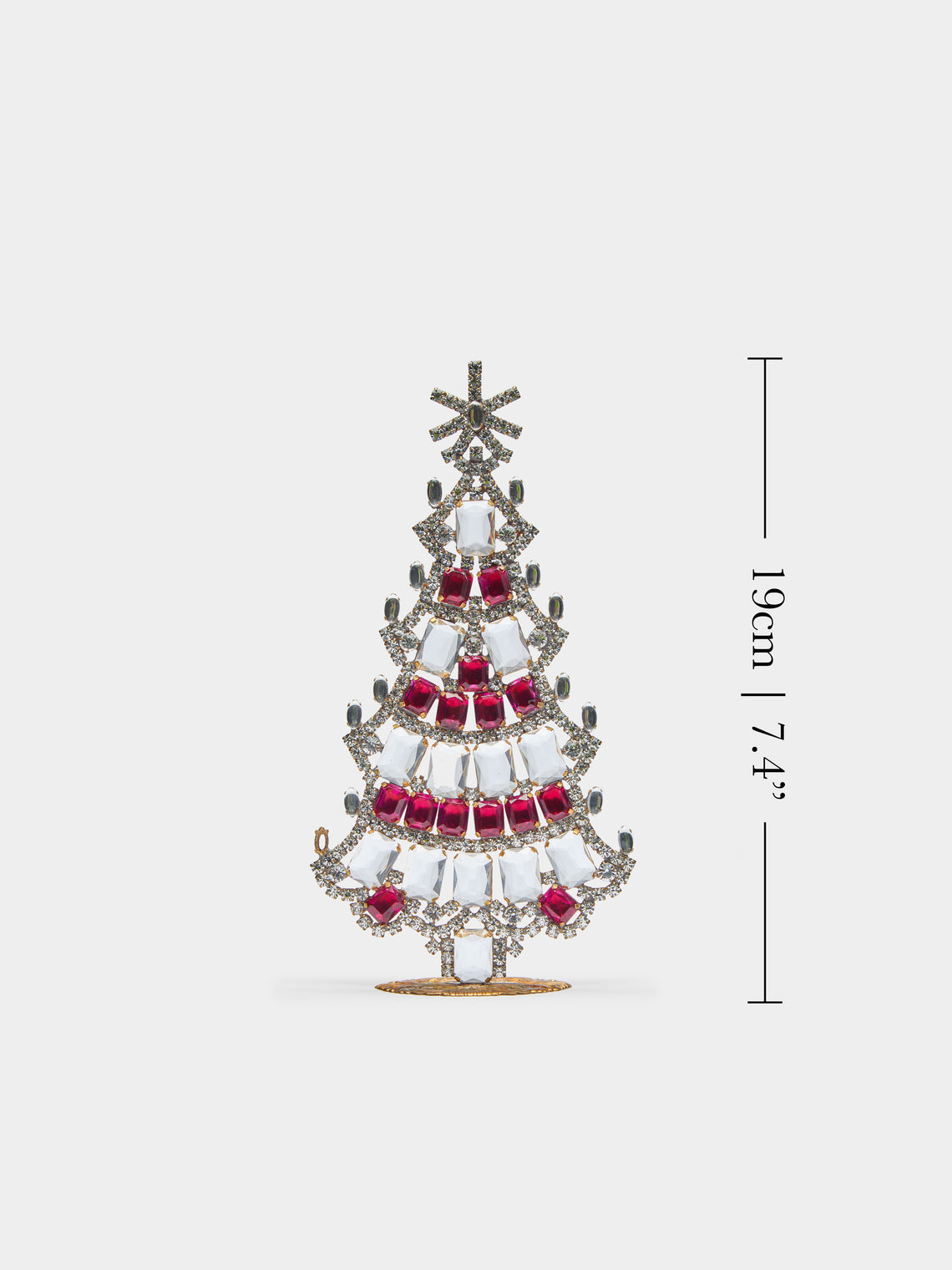 Antique and Vintage - 1930s Czech Jewelled Small Christmas Tree -  - ABASK