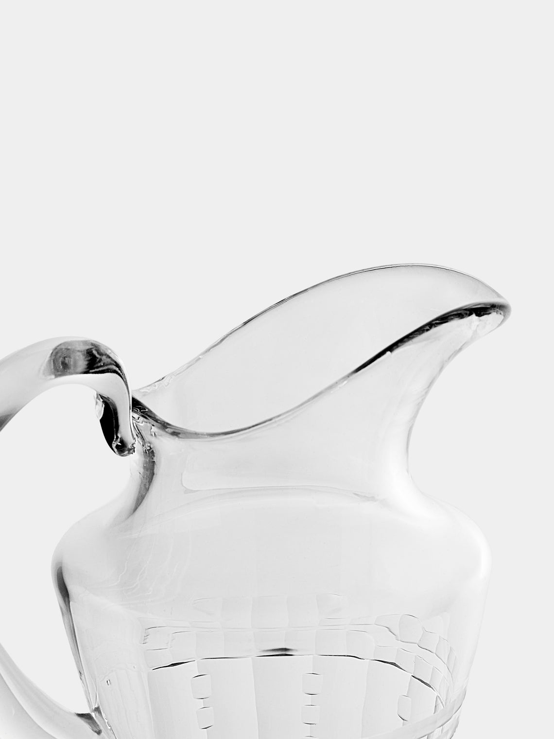 Antique and Vintage - 1920s Saint Louis Crystal Pitcher - Clear - ABASK