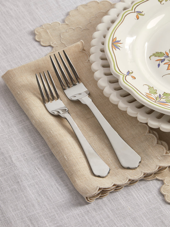 Los Encajeros - Bilbao Linen Napkins (Set of 4) - Natural - ABASK