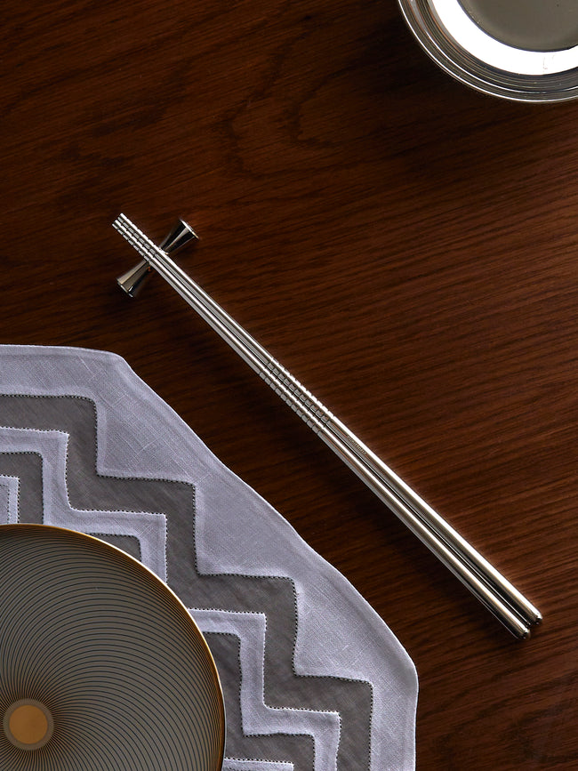 Christofle - Infini Silver-Plated Asian Chopsticks - Silver - ABASK