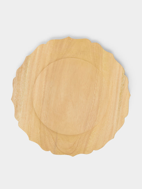 CasaLatina - Selva Melina Wood Charger Plates (Set of 4) -  - ABASK - 