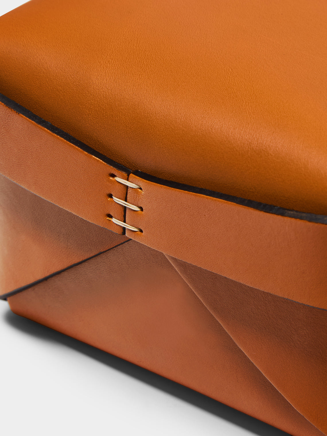 Oscar Maschera - Leather Small Rectangular Box with Lid -  - ABASK