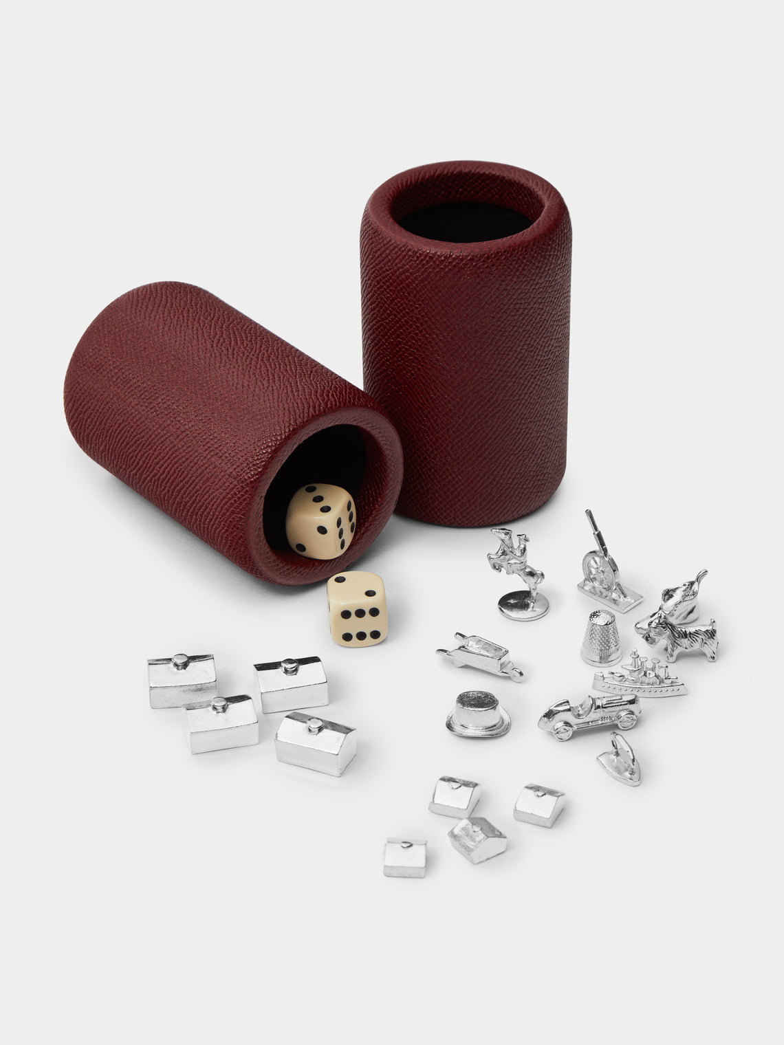 Geoffrey Parker - Leather Monopoly Set -  - ABASK