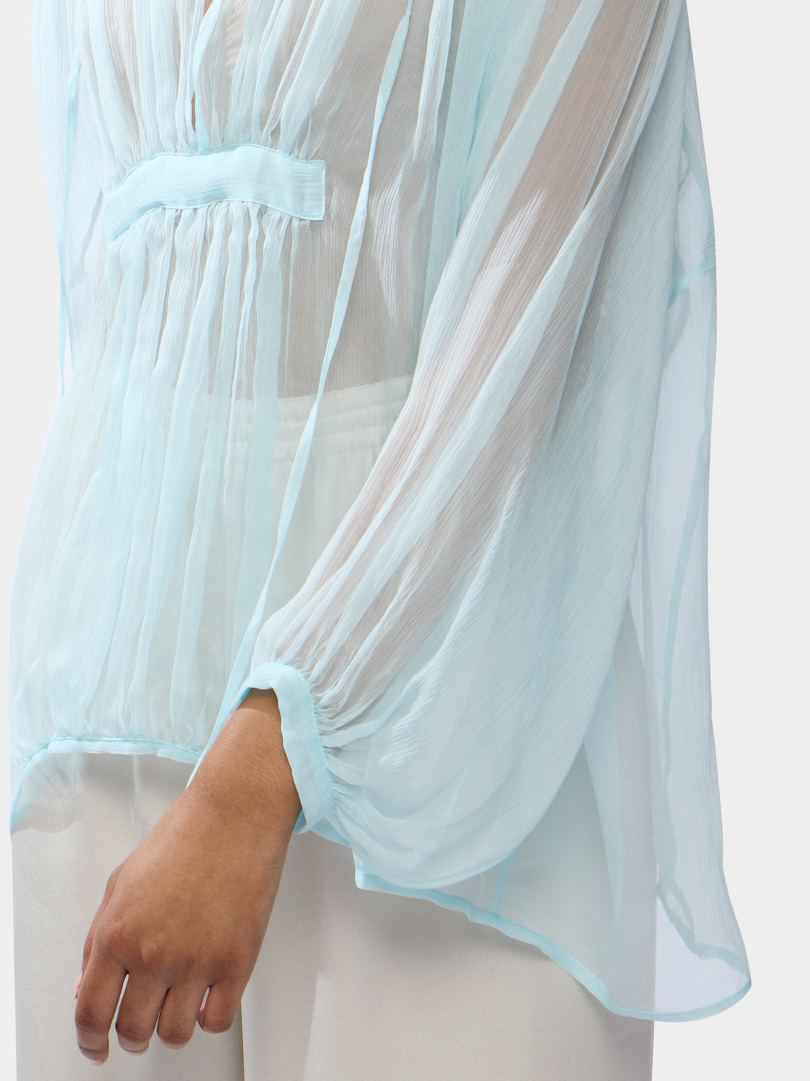Women's The Hazy Nipple Silk Shirt | One Size