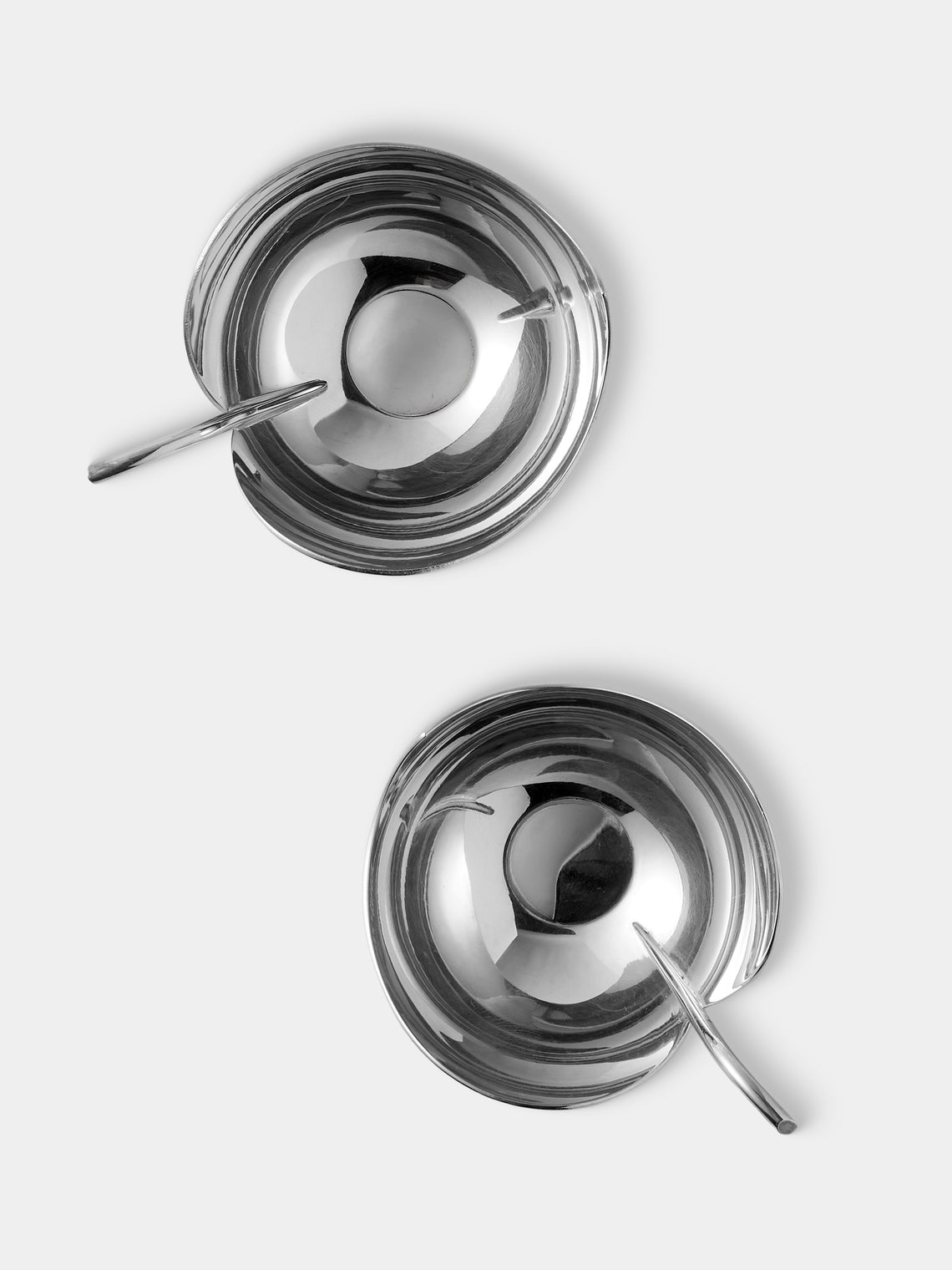 Antique and Vintage - 1970s Christofle Cherries Silver-Plated Serving Bowls (Set of 2) - Silver - ABASK