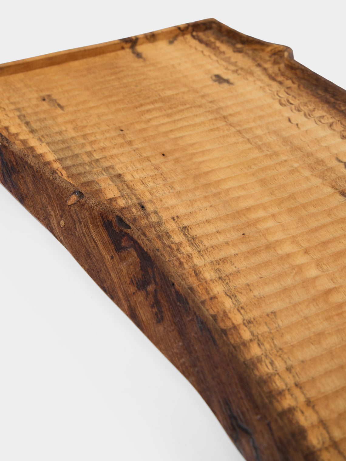 Thursday Furniture - Hand-Carved Persimmon Platter - Natural - ABASK