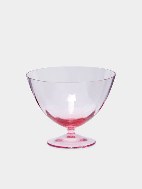 Moser - Optic Hand-Blown Crystal Ice Cream Bowl -  - ABASK - 