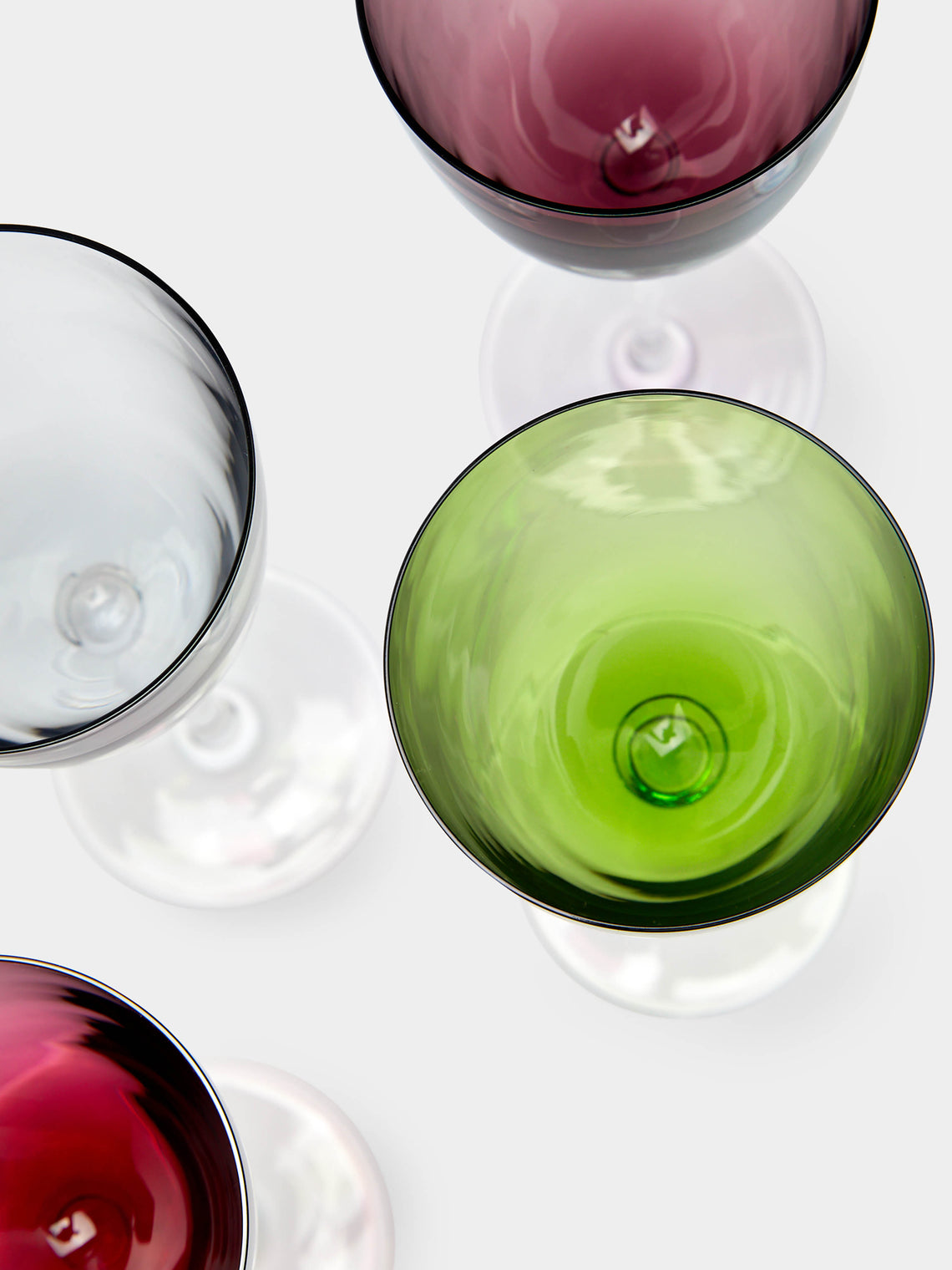 Antique and Vintage - 1960s NasonMoretti Murano Wine Glasses (Set of 10) -  - ABASK