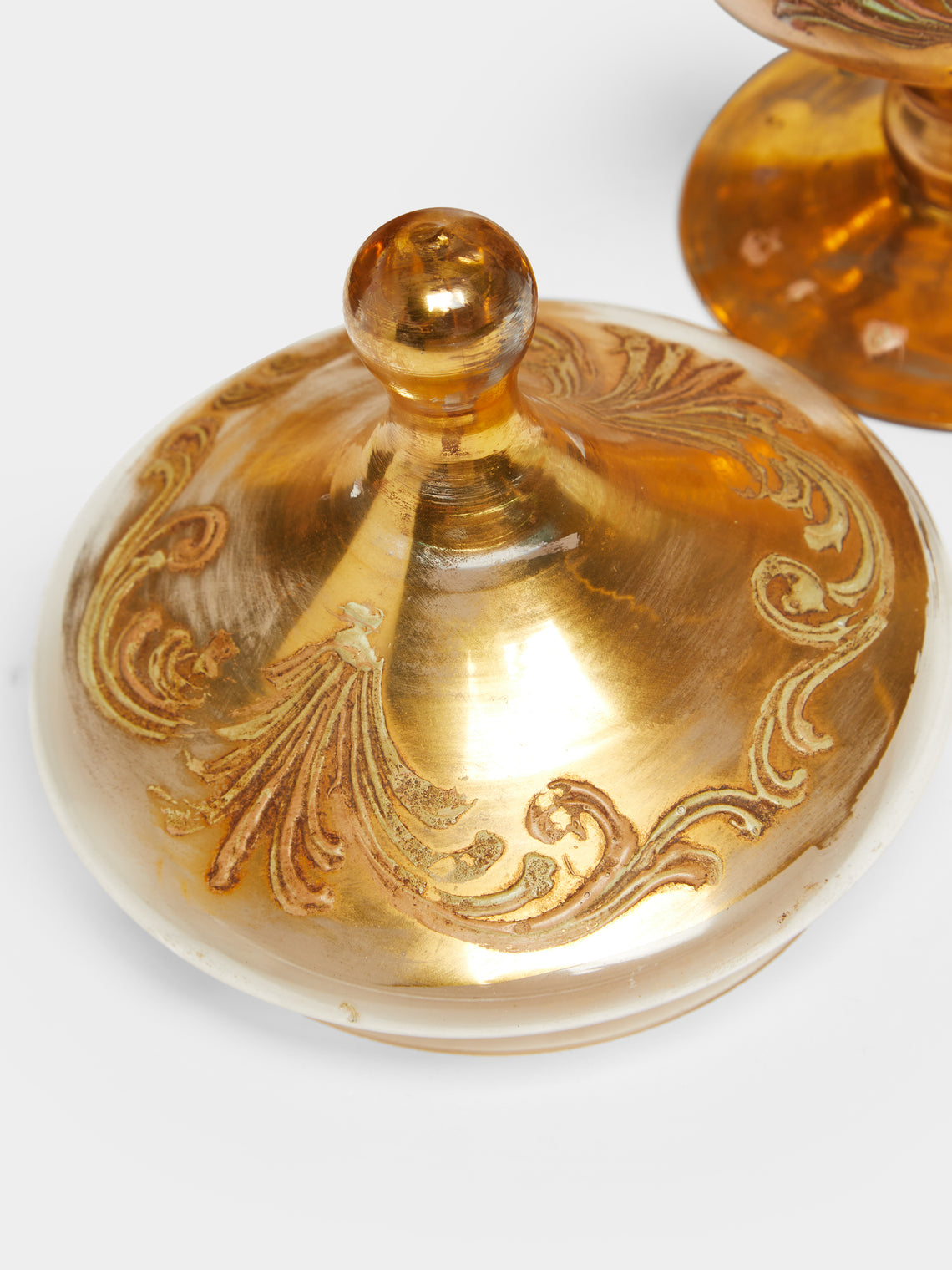 Antique and Vintage - 18th-Century Italian Glass Apothecary Jars (Set of 2) -  - ABASK